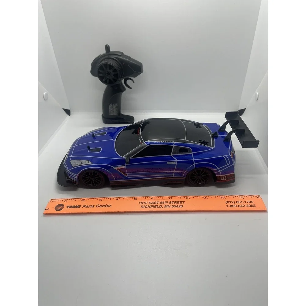 Hyper RC Nissan GTR LED Vapor Effects Blue Car Lights Tested 2017‎ GTR