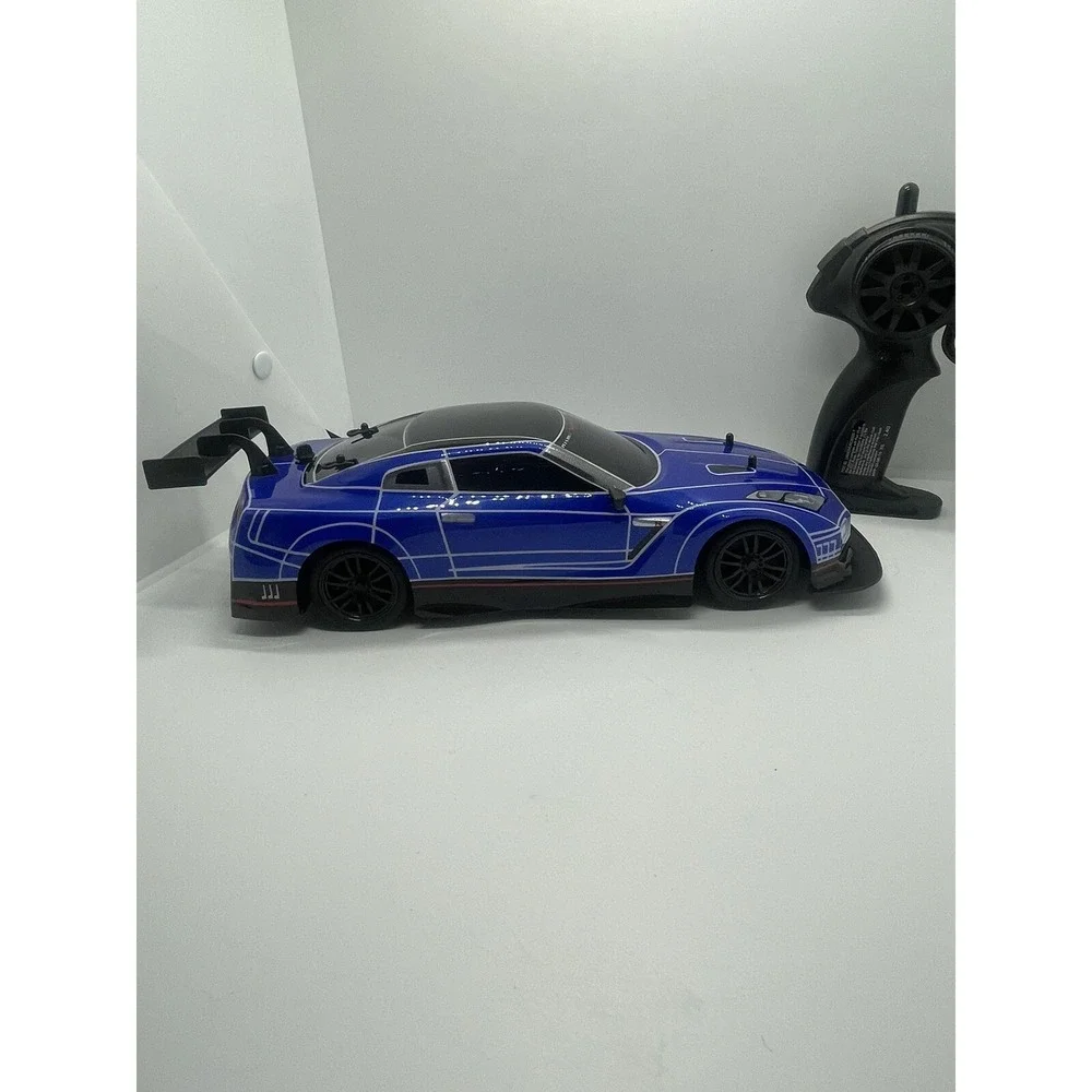 Hyper RC Nissan GTR LED Vapor Effects Blue Car Lights Tested 2017‎ GTR