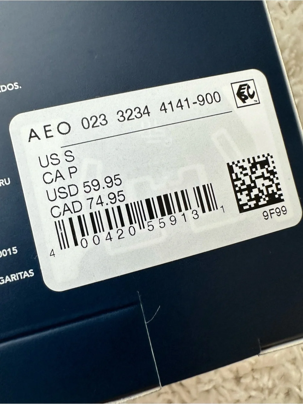 American eagle AEO Men's 4.5