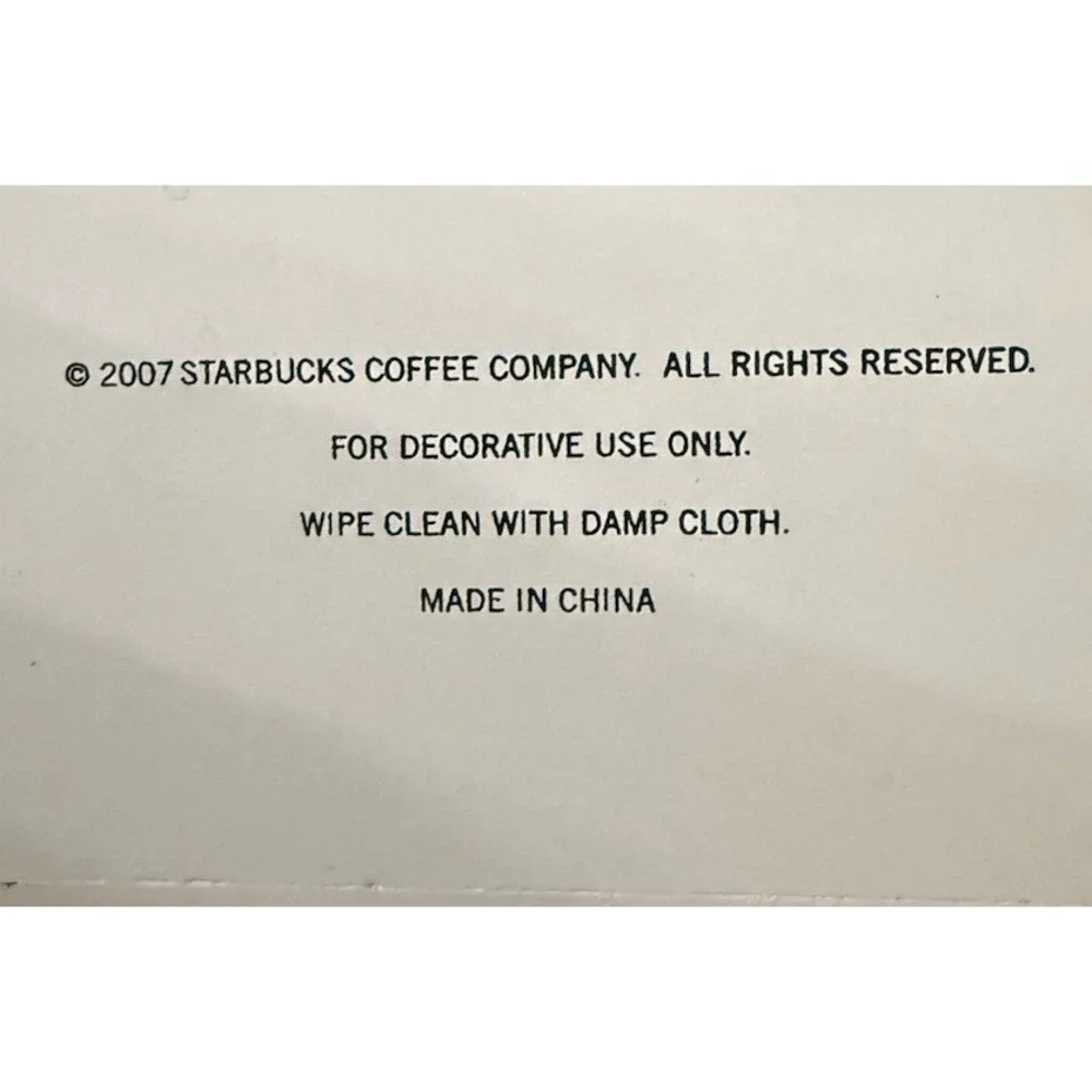Starbucks vtg 2007