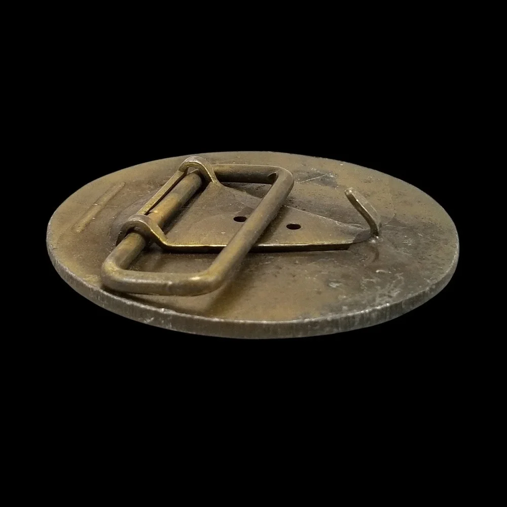 Vintage Belt Buckle Heart Infinity Symbol Star of David‎ Religious Phrase