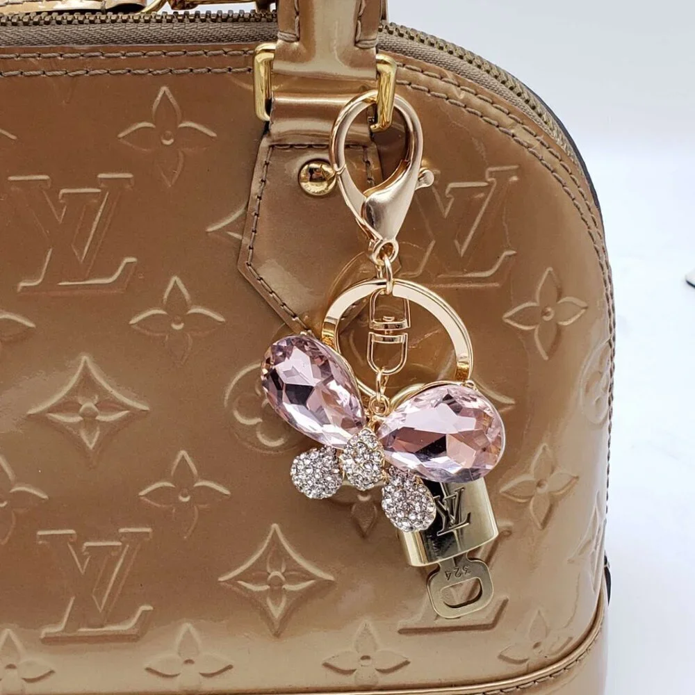Louis Vuitton Gold Padlock 🔒 Key Set Authentic LV w/ Unbranded Keychain