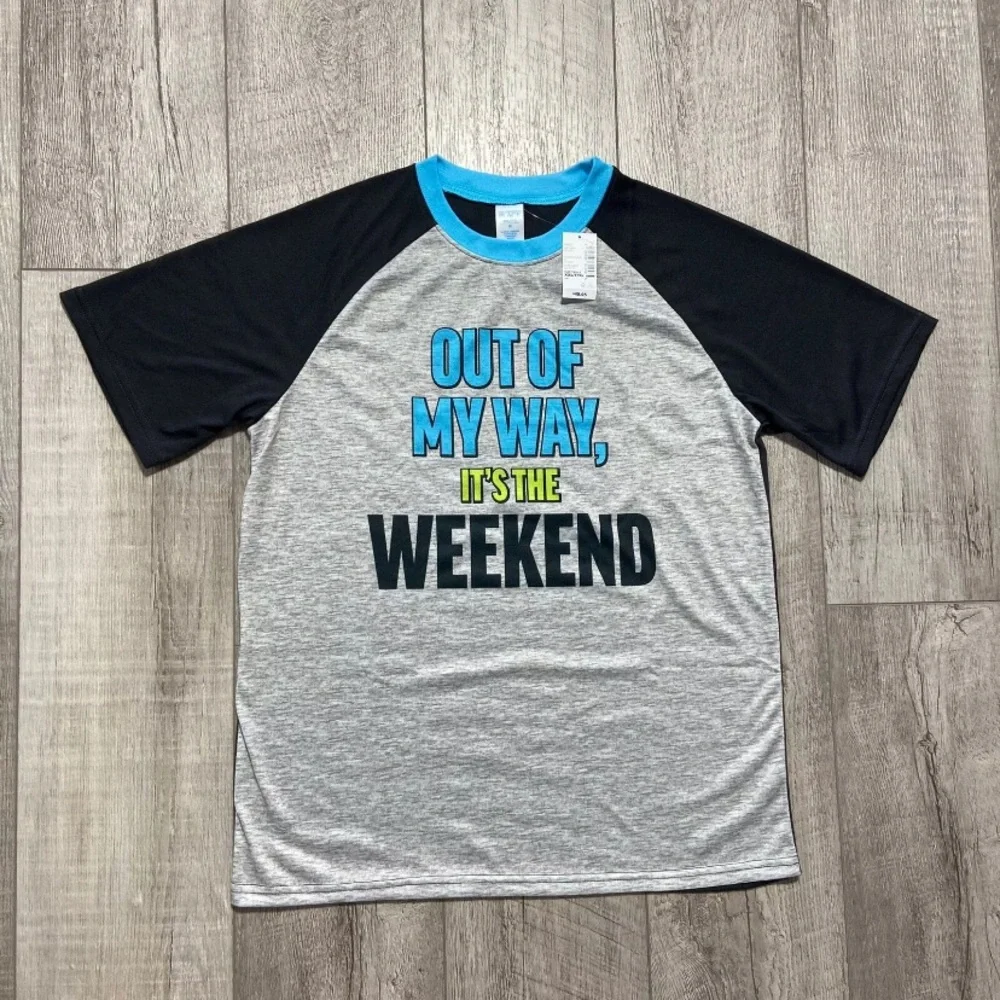 The Children’s Place‎ XXL 16 Kids Pajama Top Out Of My Way On The Weekend