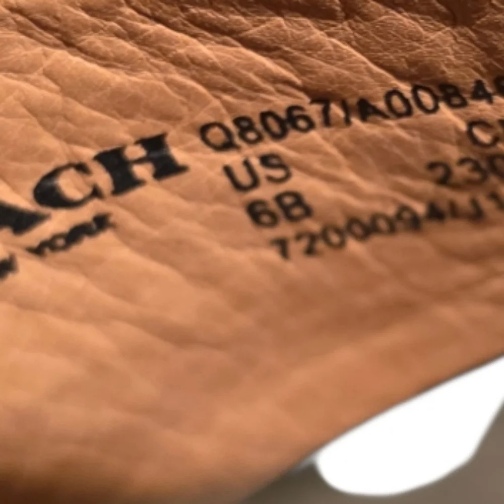 Coach suede platform