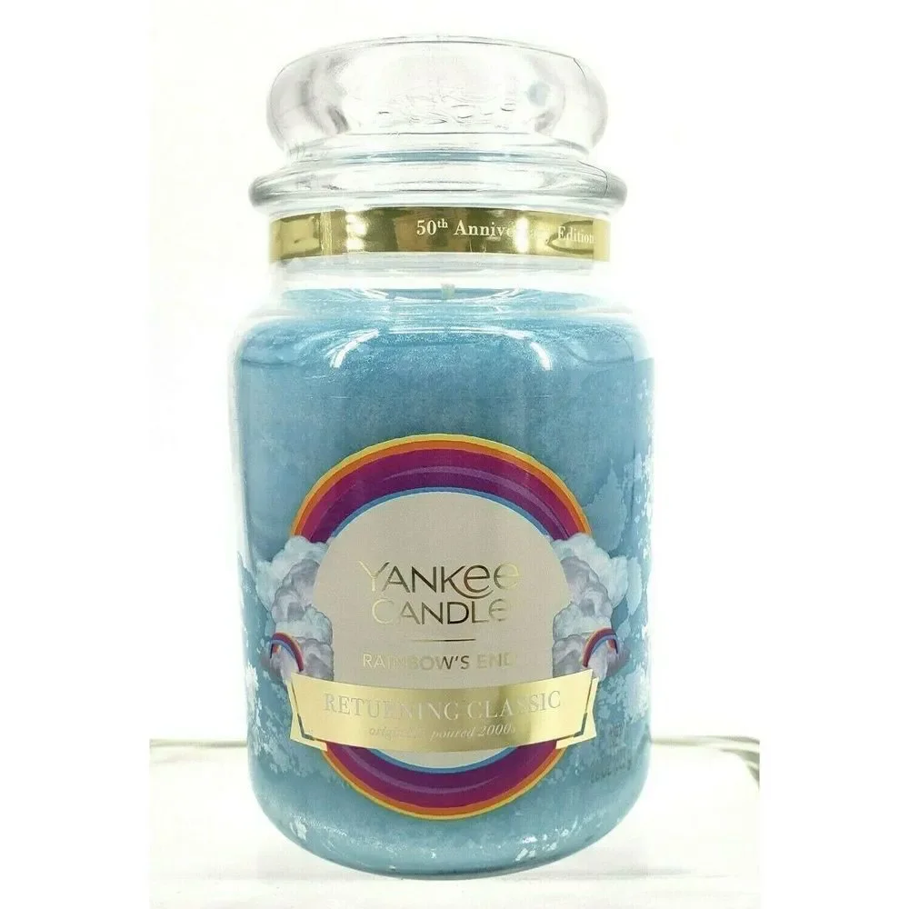 Yankee Candle RAINBOW'S END Candle‎ 50 Anniversary