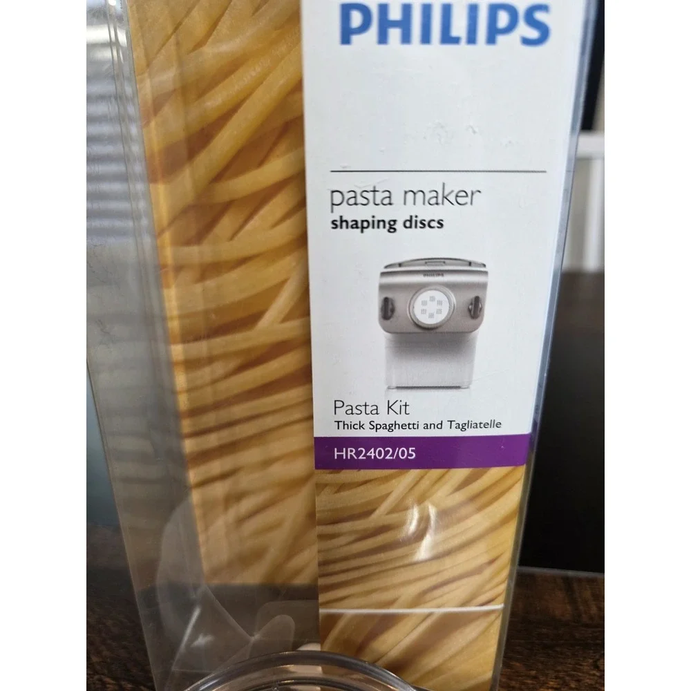 Philips Pasta Maker Shaping Discs HR2402/05 Thick Spaghetti Tagliatelle Tool NEW
