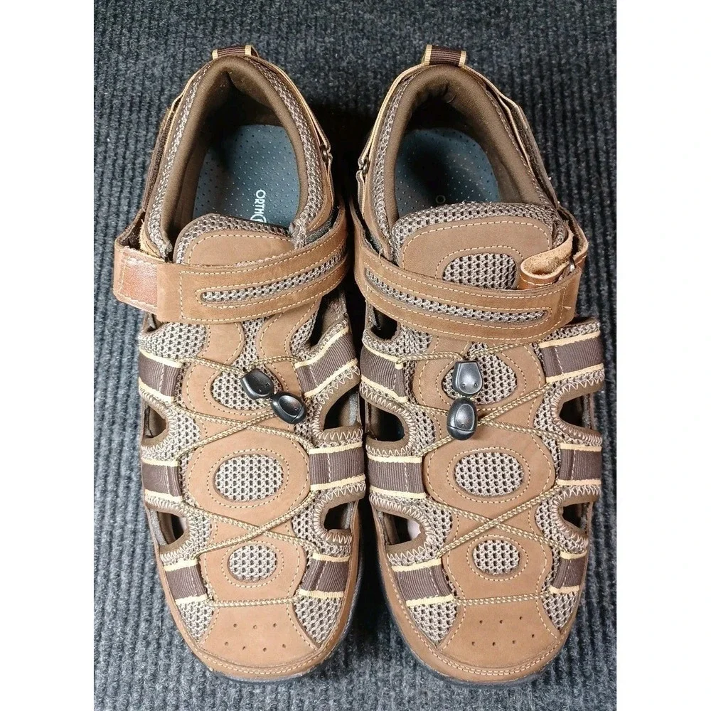 Orthofeet‎ Biofit 573 Leather Orthopedic Walking Sandles Men's Sz. 13 X-Wide