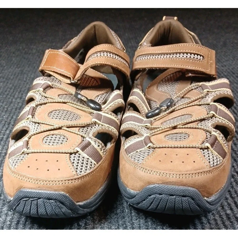 Orthofeet‎ Biofit 573 Leather Orthopedic Walking Sandles Men's Sz. 13 X-Wide