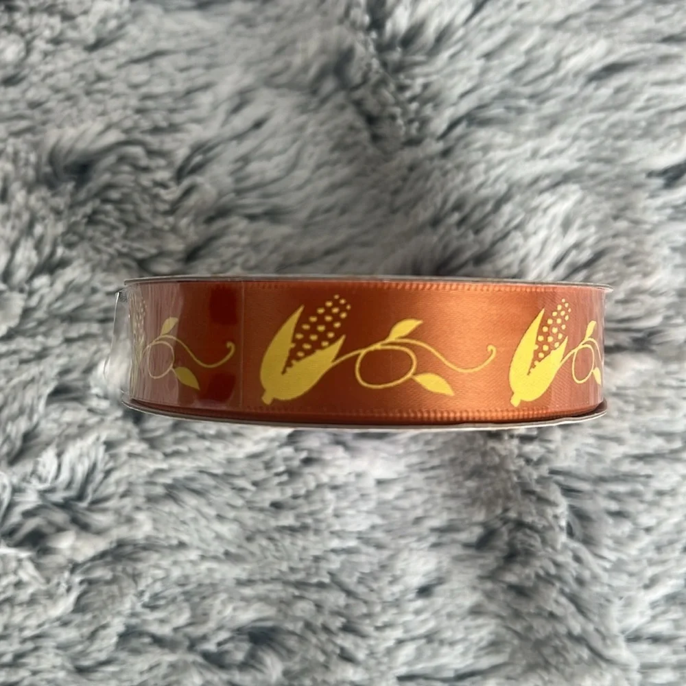 10 spools of Fall Pattern/Colors Ribbon Set
