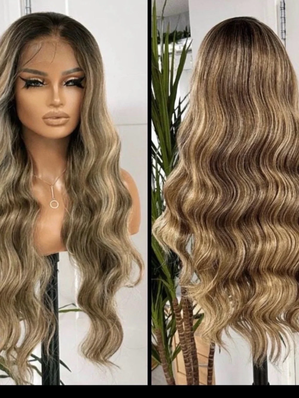 N/A hairline wavy styling