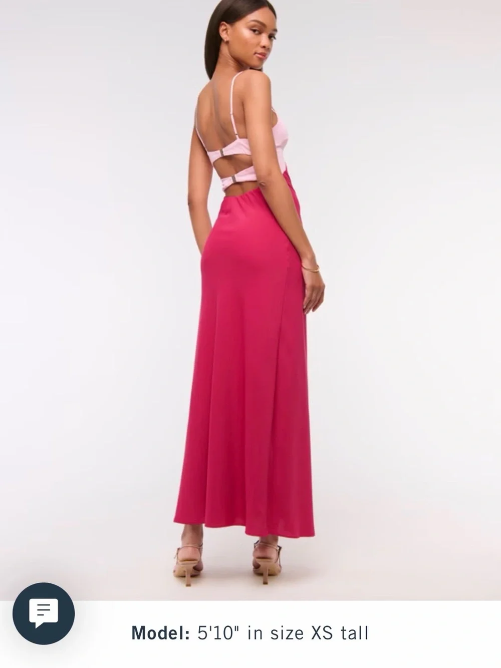 The A&F Julia Slip Cutout Maxi Dress