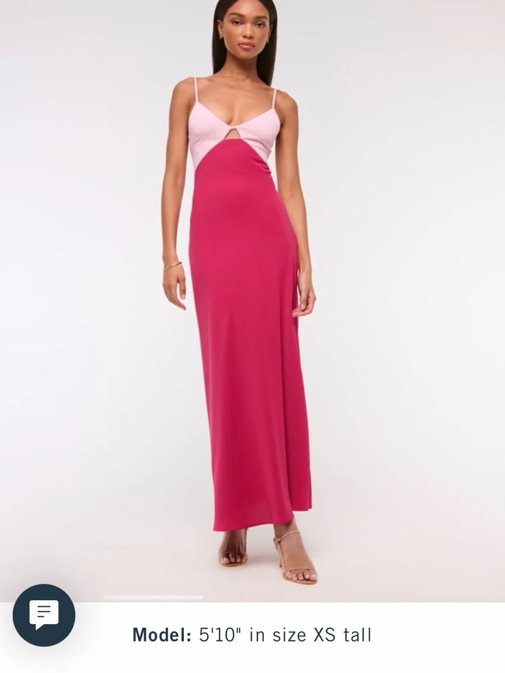 The A&F Julia Slip Cutout Maxi Dress
