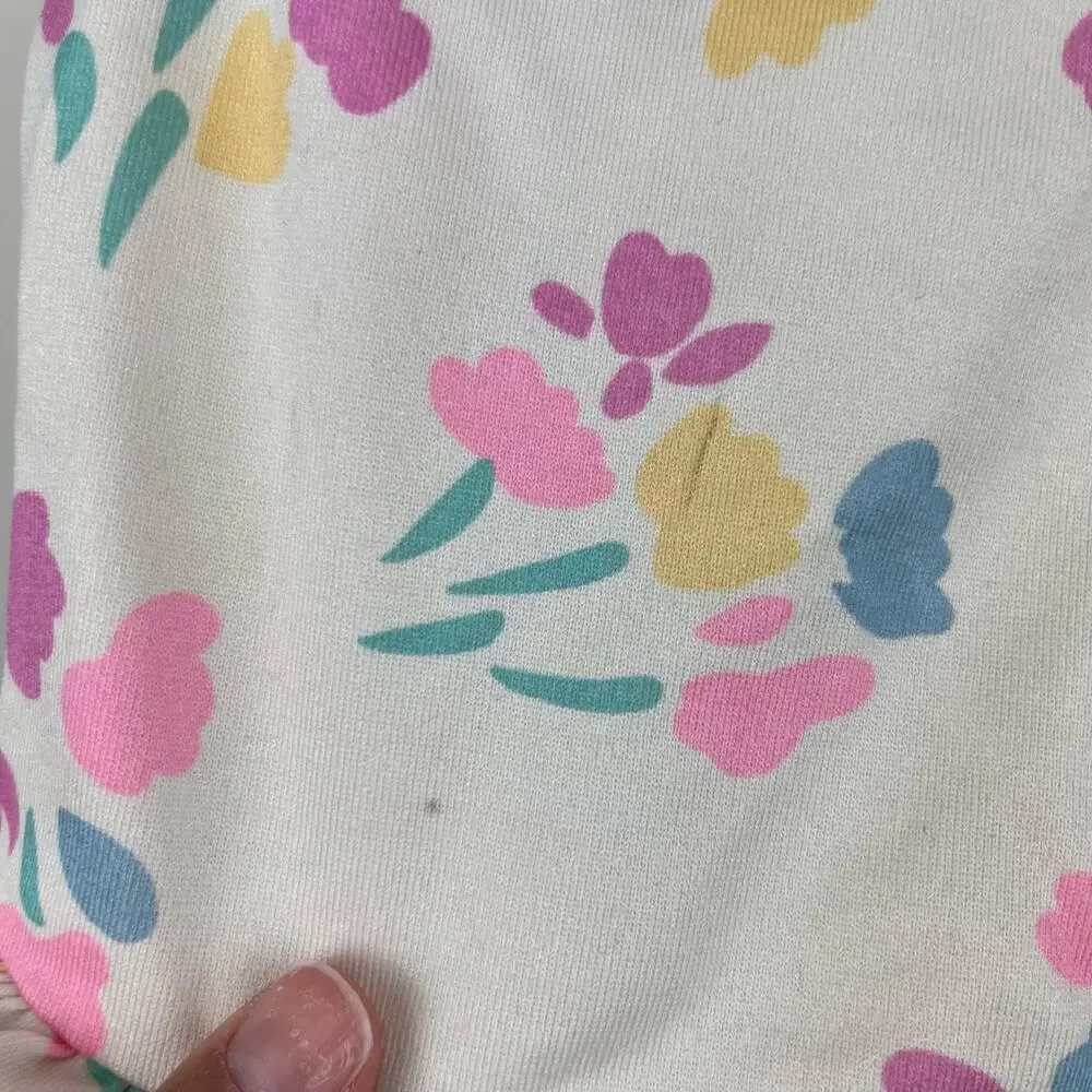 Vintage OshKosh B'gosh Floral Ruffle Bathing Suit 18 Months USA