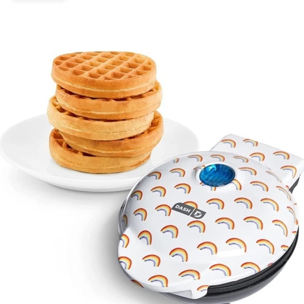 Dash Mini Waffle Maker- Rainbow NIB