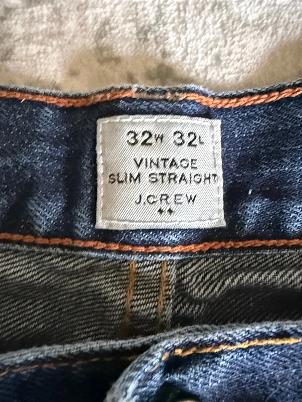 J. Crew jean lines