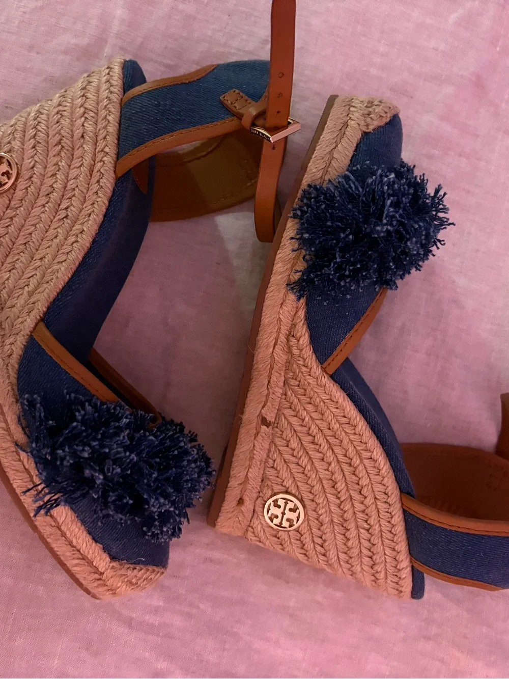 Tory Burch navy denim