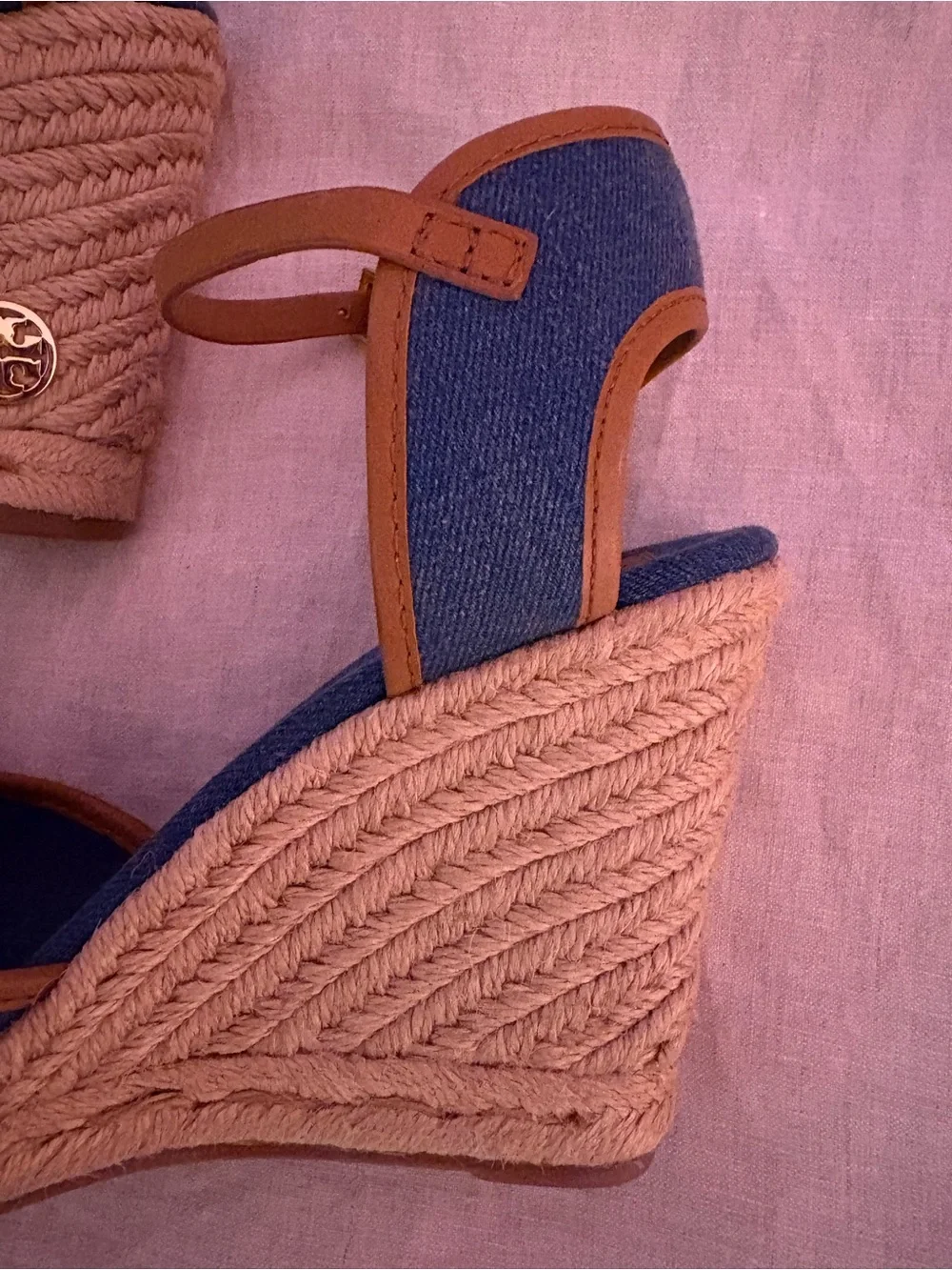 Tory Burch navy denim