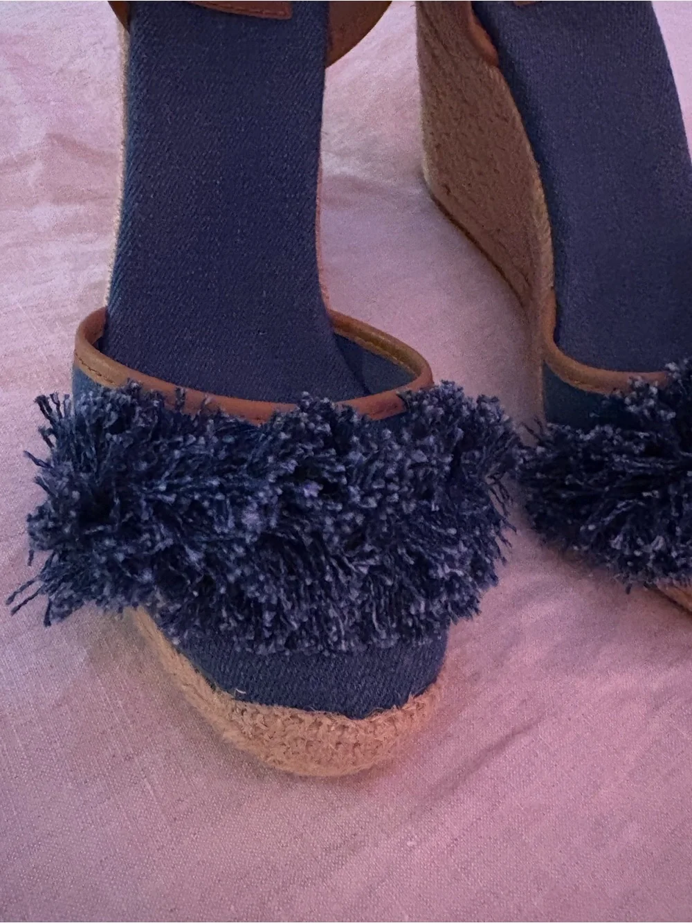 Tory Burch navy denim