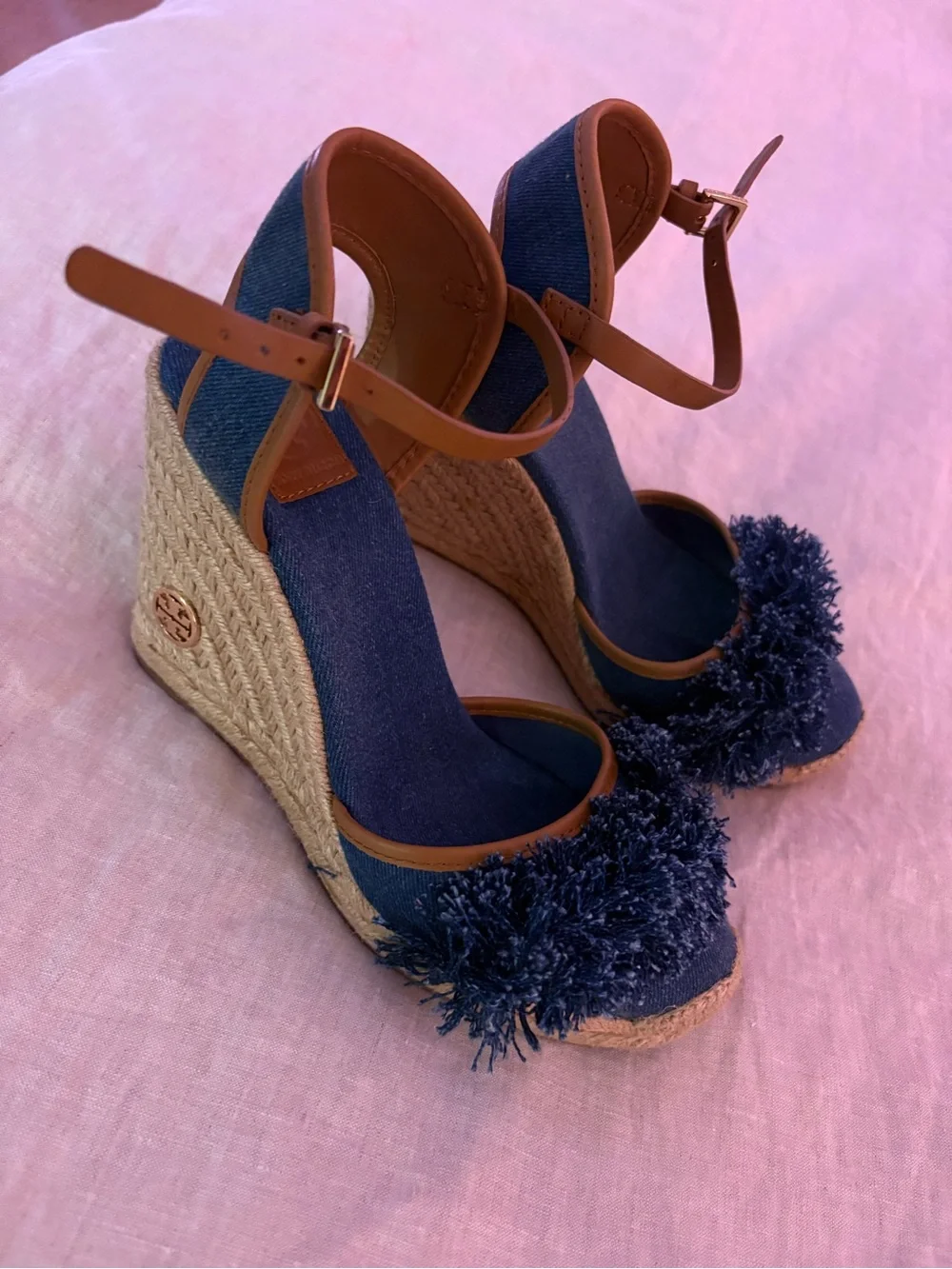 Tory Burch navy denim