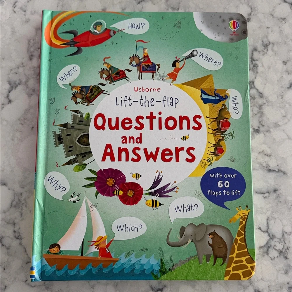 Usborne Lift the Flap Questions and Answers Book Set of 3