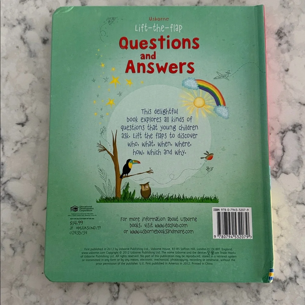 Usborne Lift the Flap Questions and Answers Book Set of 3