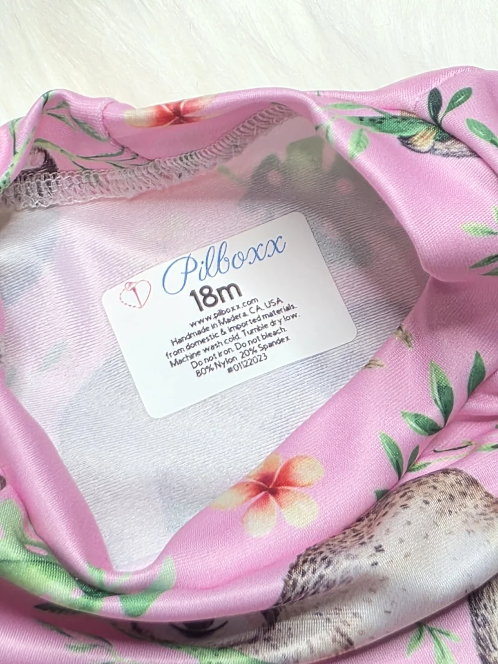 Handmade soft pink