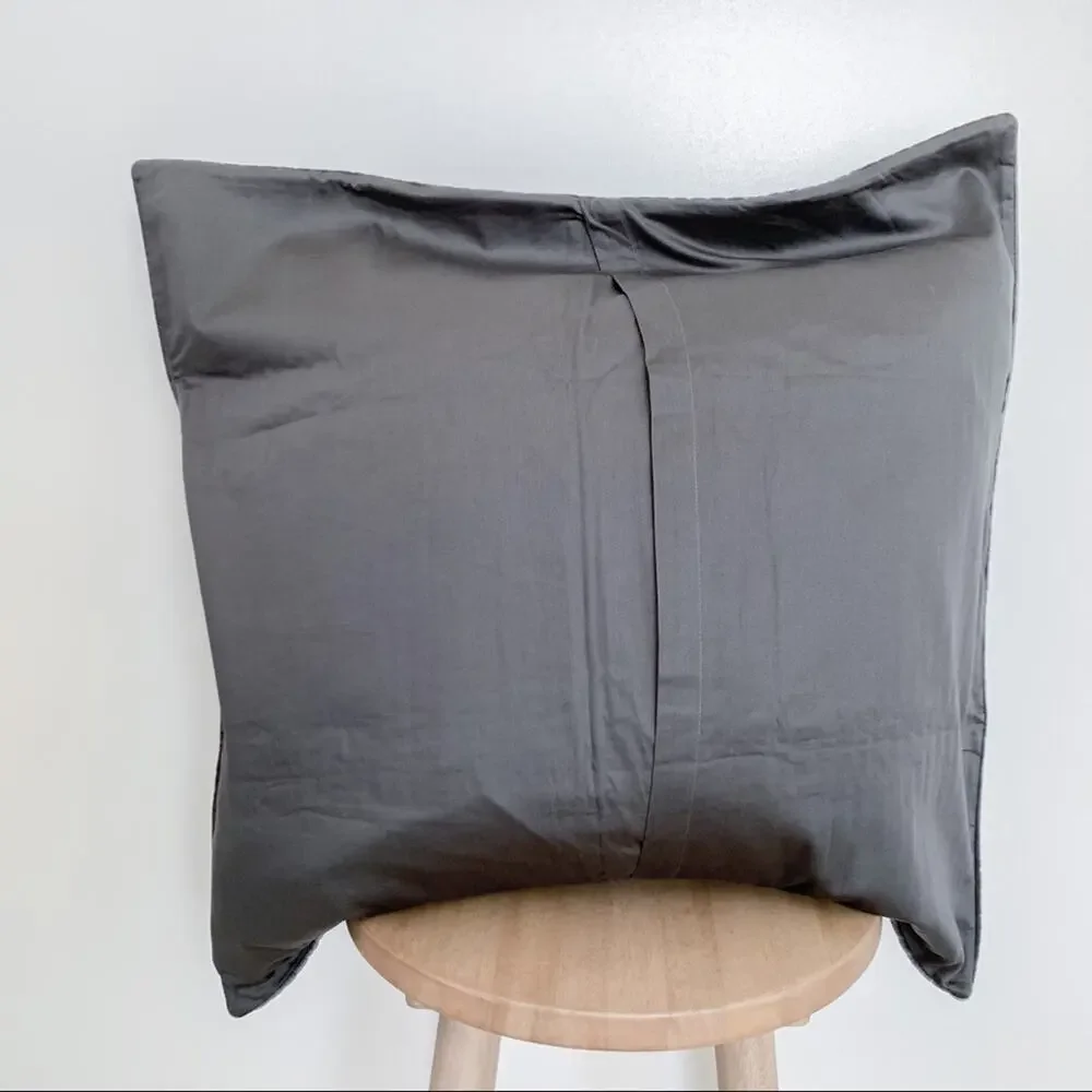 Restoration Hardware Tate Velvet Channel Euro Sham