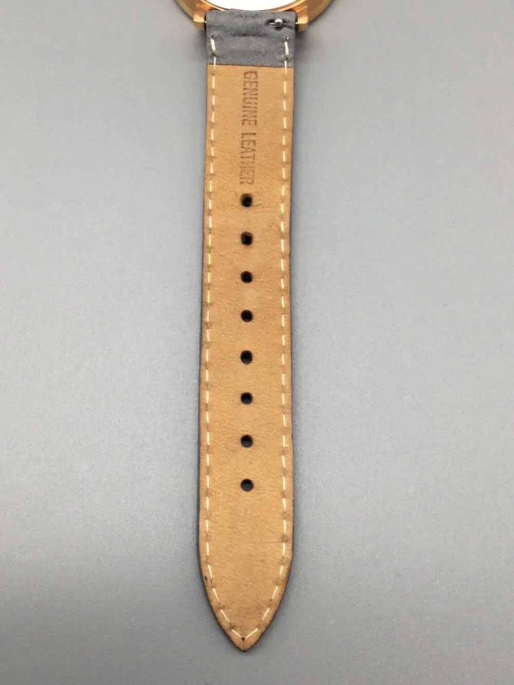 MVMT Signature II Watch Women 34mm Rose Gold Tone Date Gray Band New Battery