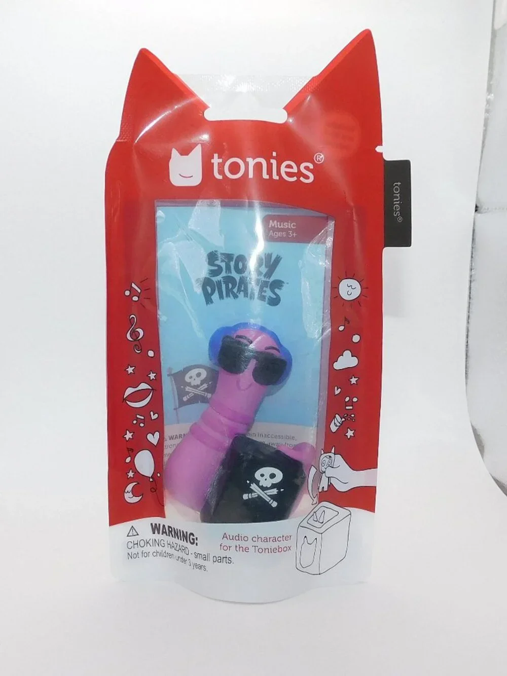 Tonies Story Pirates DJ Squirm Figurine Worm Songs Music NEW