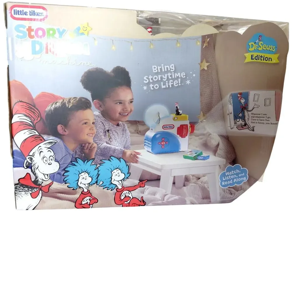 Little Tikes Story Dream Machine Dr. Seuss Starter Pack, Storytime NWT