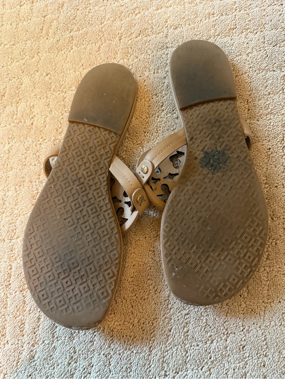 Tory Burch leather thong