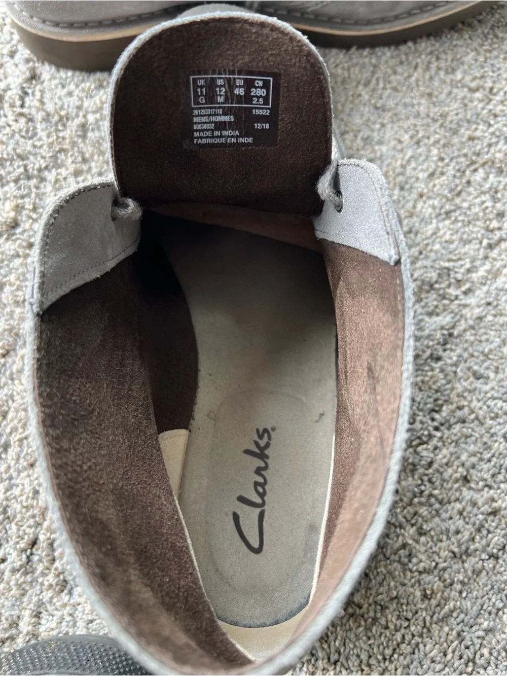 Clarks classic desert