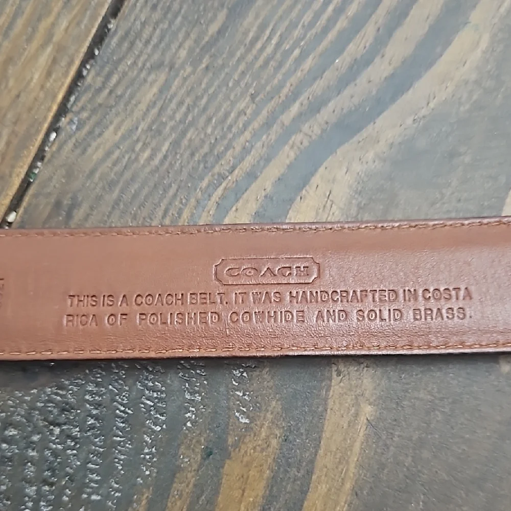 Coach men polished