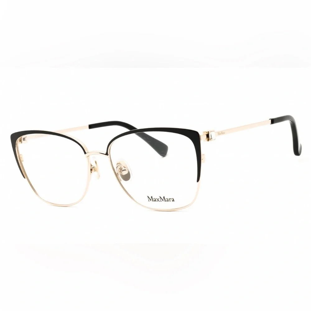 MaxMara Black and Gold Glasses (NWT)