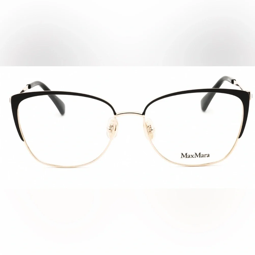 MaxMara Black and Gold Glasses (NWT)