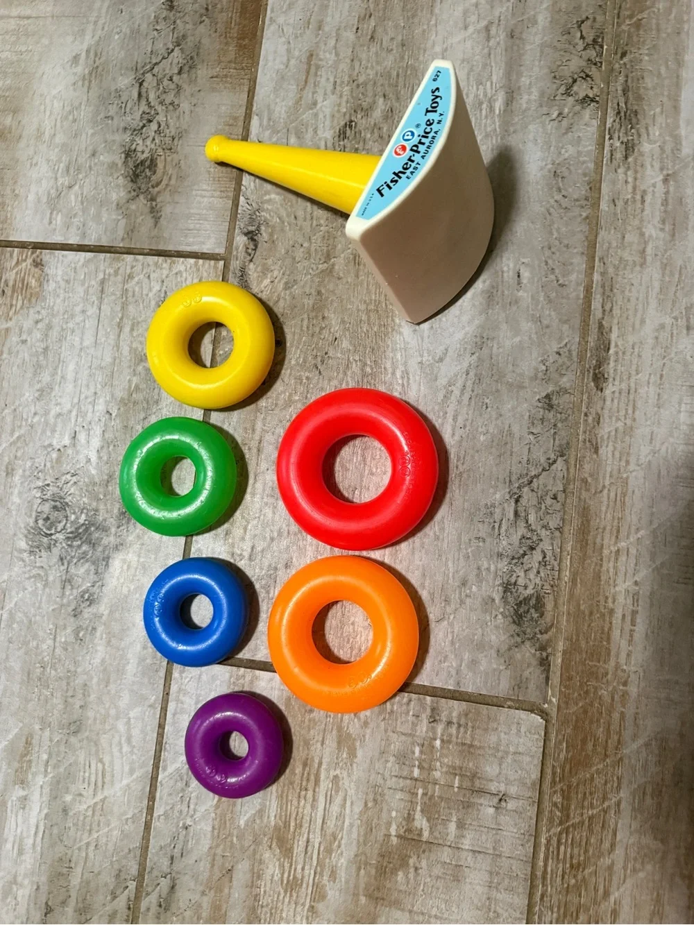 Vintage Fisher-Price Infant Rock-a-Stack Toy