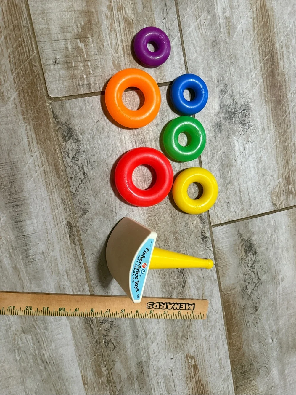 Vintage Fisher-Price Infant Rock-a-Stack Toy