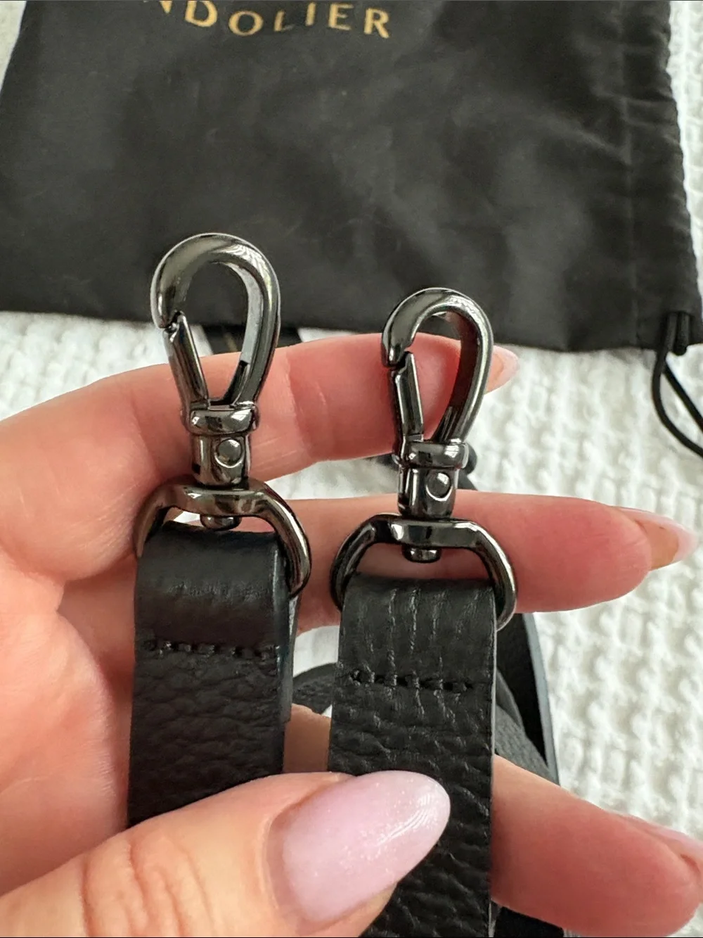Bandolier strap reinforced