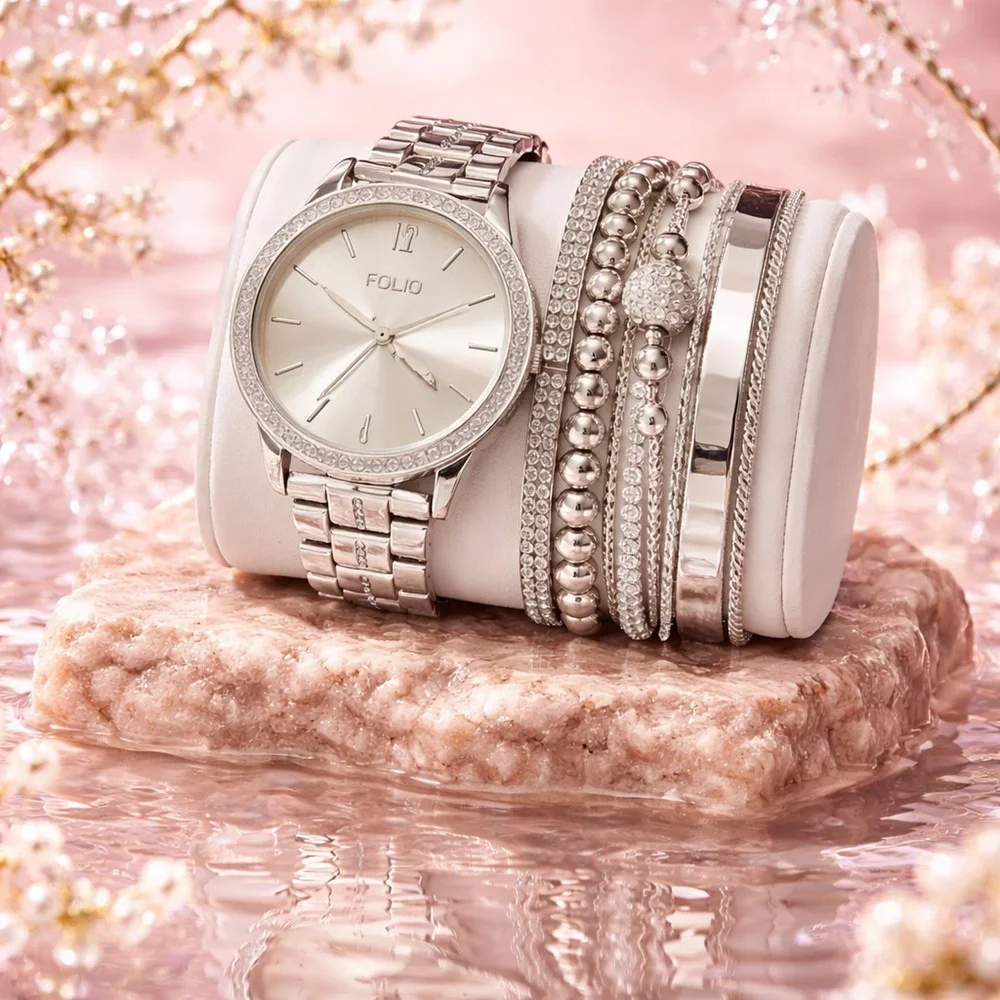 Folio watch bracelet