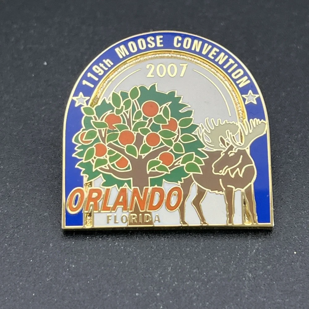 2007 119th Moose Convention Orlando Florida Lapel‎ Hat Pin