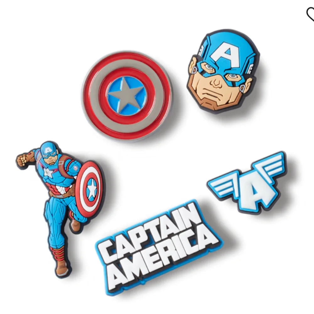 Crocs Jibbitz Captain America - 5 Pack