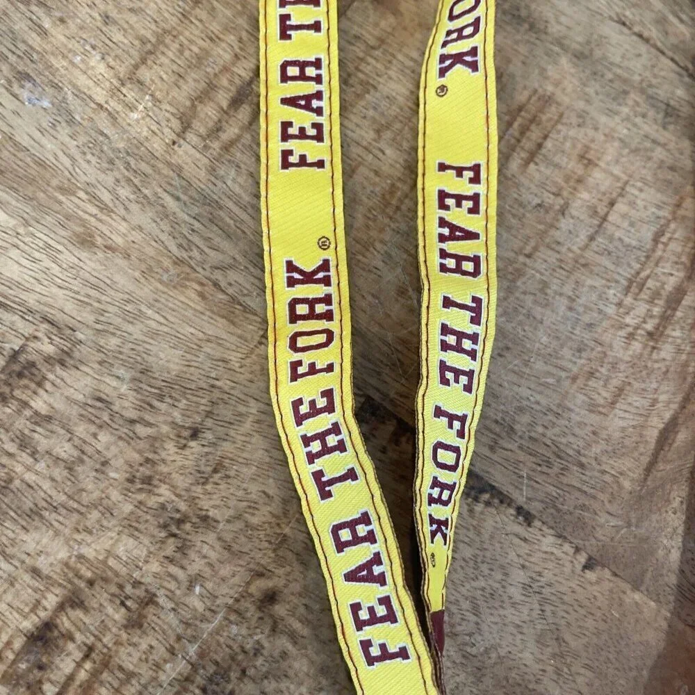 Arizona State University Sun Devils Lanyard Keychain Double Sided 18” Fear
