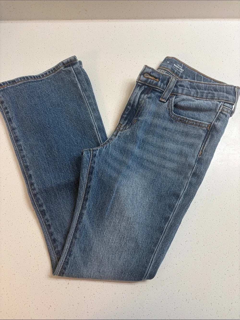 Old Navy Girls Mid-Rise Boot-cut Jeans Size 12