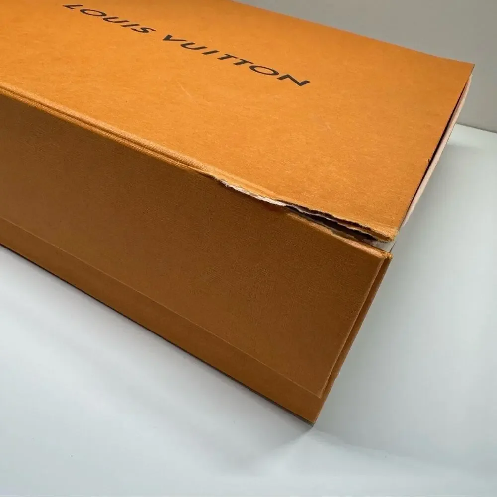 Louis Vuitton flat orange louis