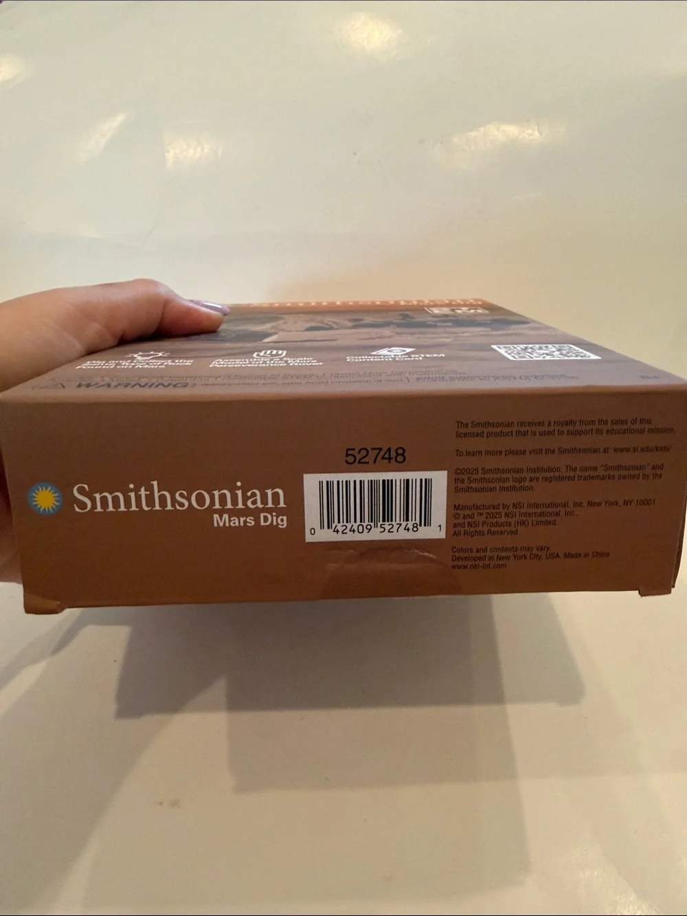 NWT Smithsonian Mars Dig STEM Kit - Brown & Black