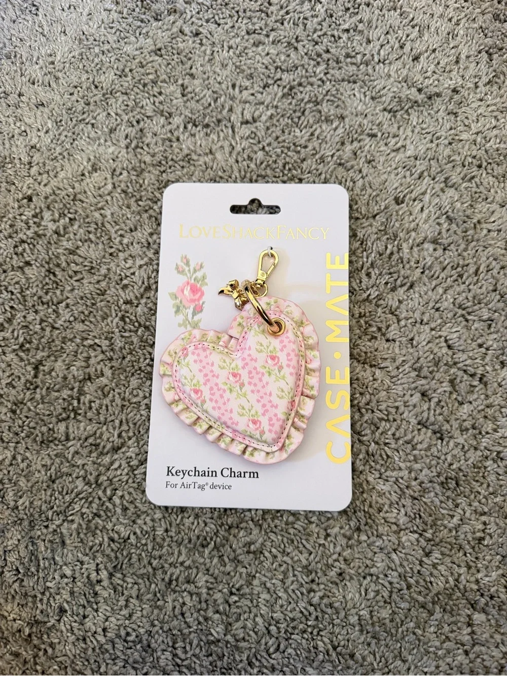 LoveShackFancy x Target bag charm/AirTag holder