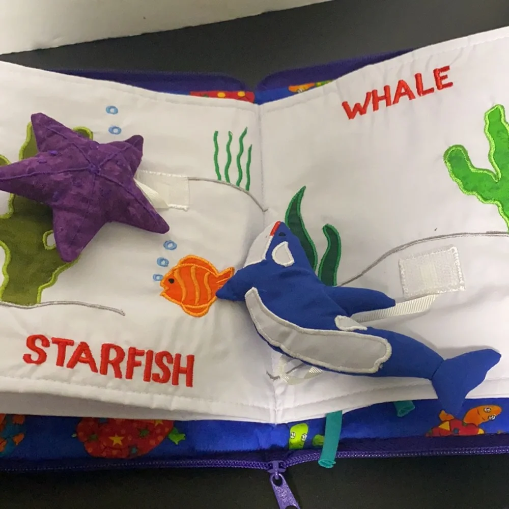 Soft Cloth Book - Sea Creatures