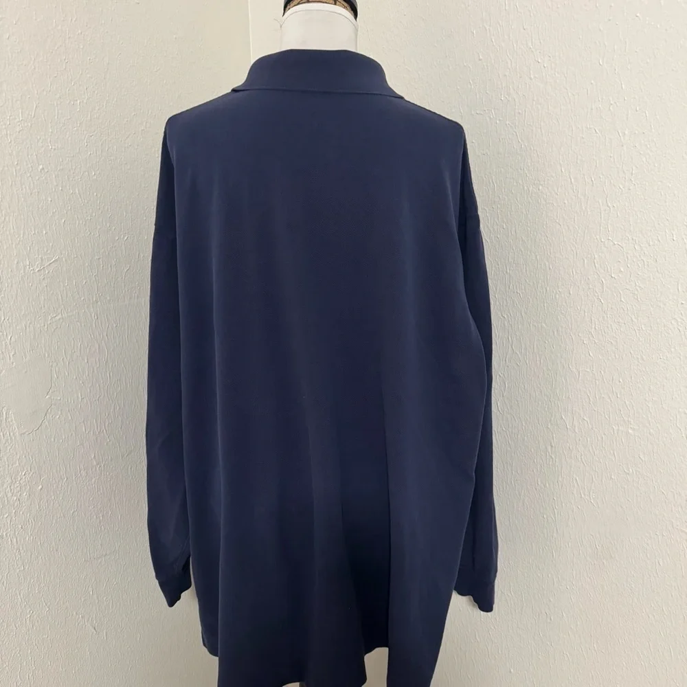 Vintage Ralph Lauren POLO by Ralph Lauren Men 3XB Long-Sleeve Navy with Red Pony