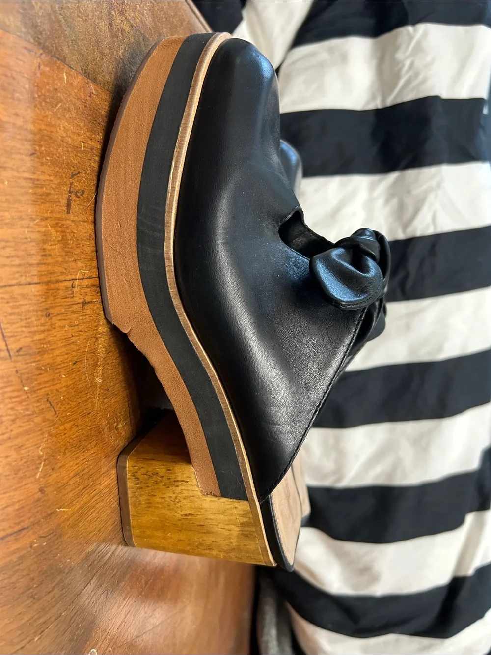 Bernardo black leather