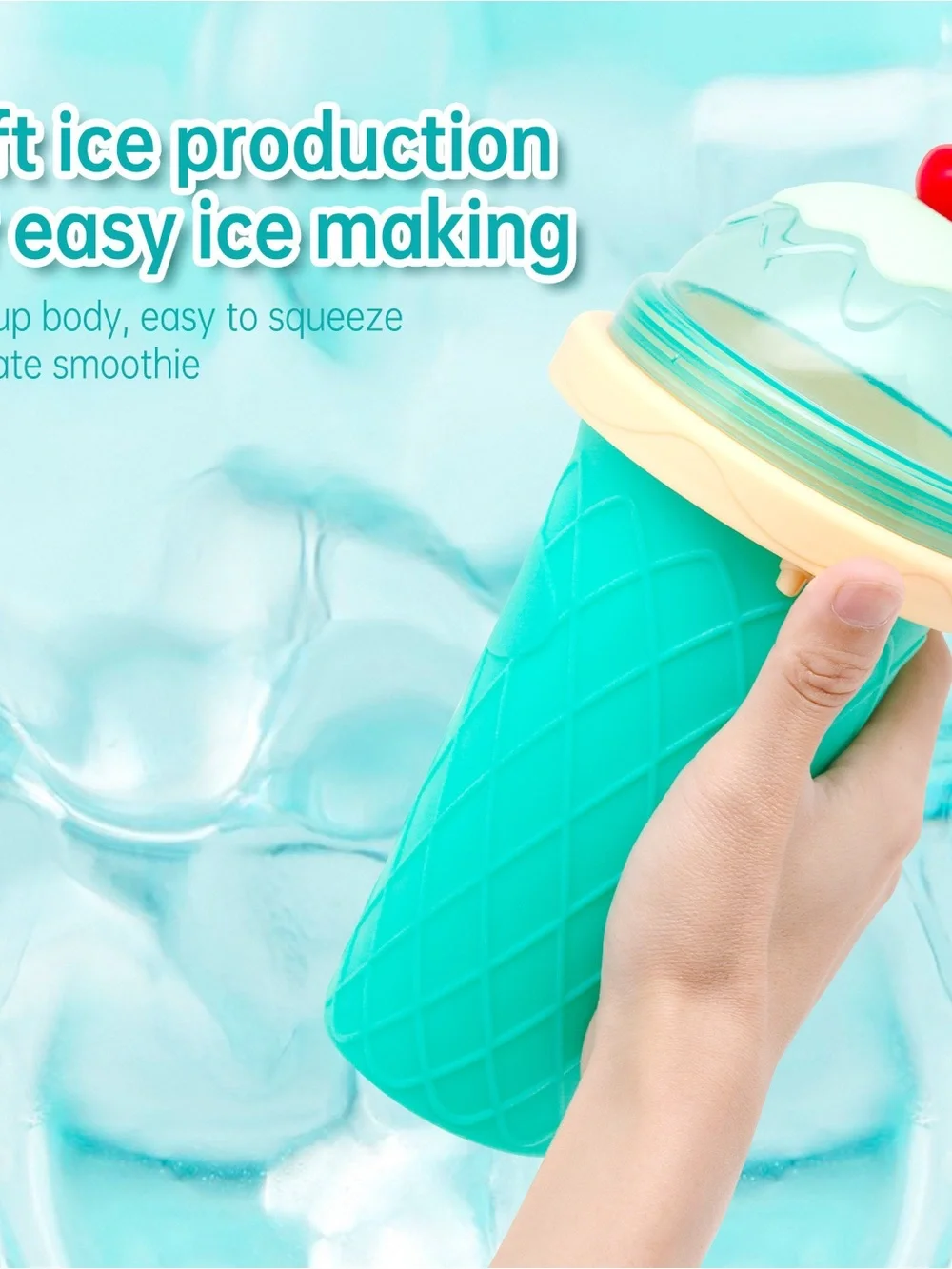 Slushy Maker Cup, DIY Frozen Magic Squeeze Cup for juice Milk & Smoothie